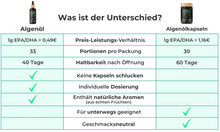 Lade das Bild in den Galerie-Viewer, Omega 3 Algenöl (Kapseln)