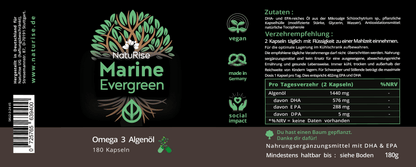 Omega 3 Algenöl (Kapseln) (rabattiert)