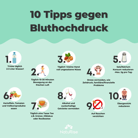 10 Tipps bei Bluthochdruck