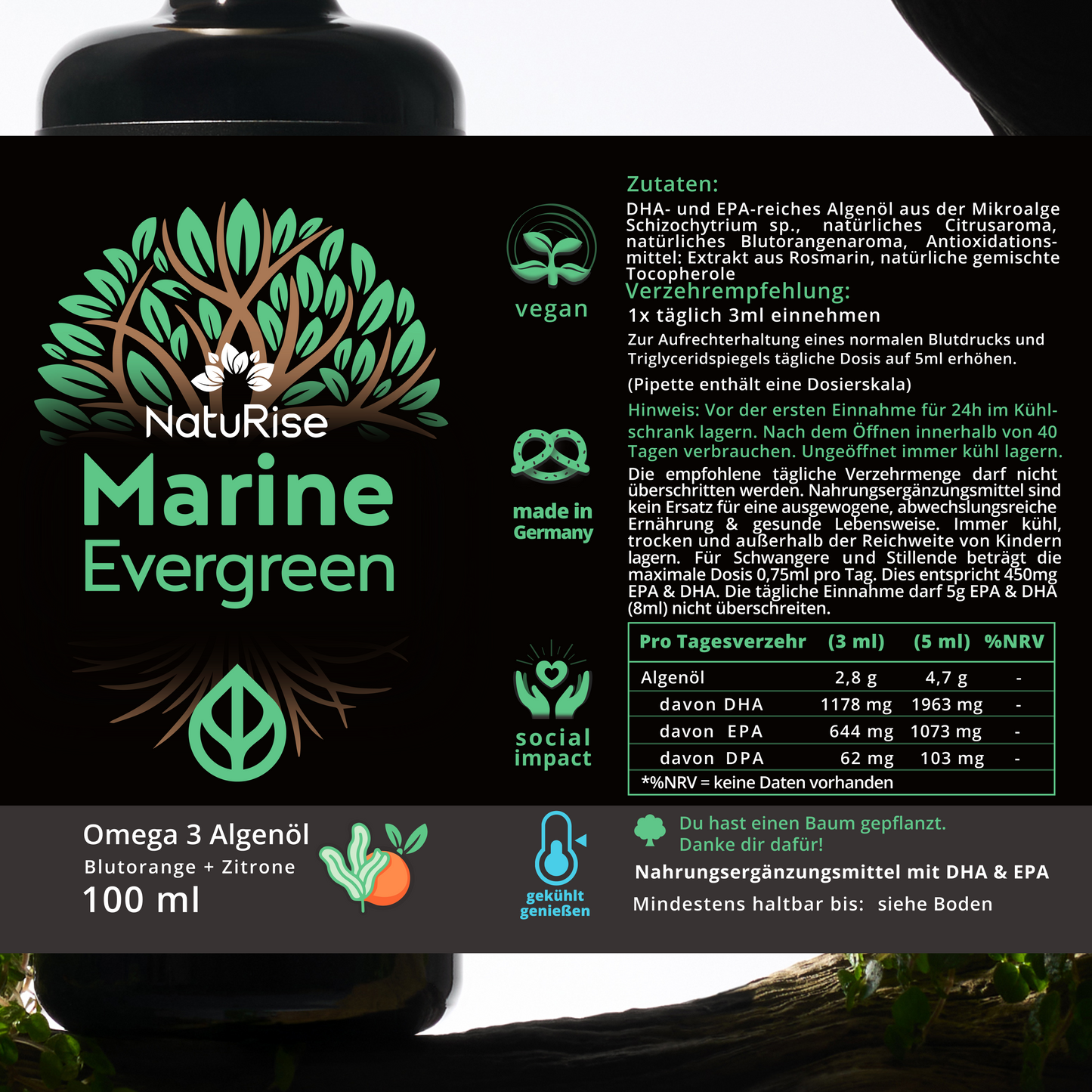 Omega 3 Algenöl